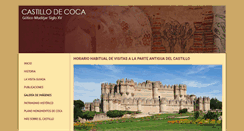 Desktop Screenshot of castillodecoca.com